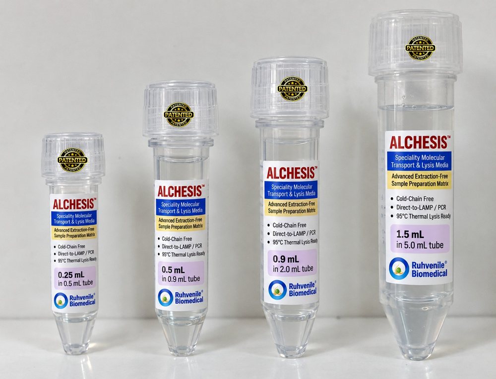 ALCHESIS tubes in 0.25 mL, 0.5 mL, 0.9 mL and 1.5 mL sizes