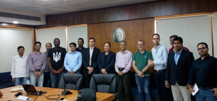 group photo with French delegate