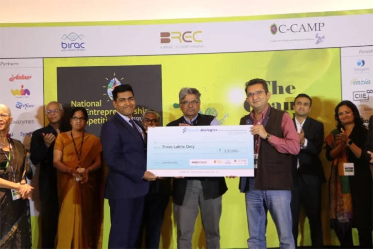 Ruhvenile received Biocon Biologics prize